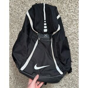Nike Hoops Elite Max Air Team 2.0 Backpack Quad Zip BA5259-010 Black/White NICE